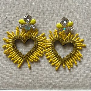 Heart Beaded Earrings